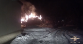 Нижегородские полицейские спасли женщину из горящего здания 