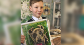 Школьник из Нижегородской области продает картины и отдает все деньги бездомным животным