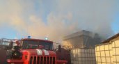 В Дзержинске загорелся ангар со спиртом