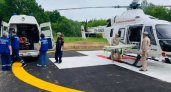 Пациента срочно эвакуировали на вертолете из больницы в Арзамасе