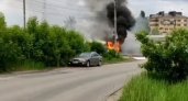 В Арзамасе автобус загорелся прямо на газовой заправке