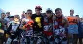 Юные гонщики возвращаются с соревнований по супермото из Зеленограда