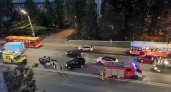 Легковушка пыталась объехать аварию и перевернулась на проспекте Гагарина 