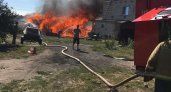 В Семеновском районе от вспыхнувших сараев загорелся жилой дом
