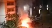 В Дзержинске ночью сгорела машина