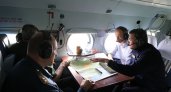 Глеб Никитин вместе с делегацией правительства РФ проверил как тушат лесные пожары 