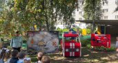 В Нижнем Новгороде обустроили пожарную детскую площадку 
