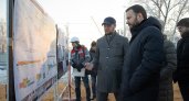 Максим Орешкин осмотрел строительную площадку будущей станции метро «Сенная» 