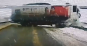КамАЗ занесло на нижегородской трассе: видео с регистратора за секунду до смертельного ДТП