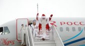 Никитин доставил Деда Мороза на опытном образце самолета МС-21 в Нижний Новгород
