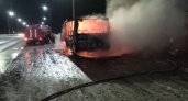 В Чкаловске загорелся пассажирский автобус