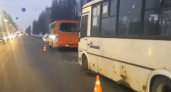 В столкновении двух нижегородских маршруток пострадали 4 человека 
