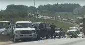 Массовая авария на трассе в Нижнем Новгороде спровоцировала пробку в обе стороны