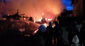  Цех деревообработки сгорел в Нижнем Новгороде