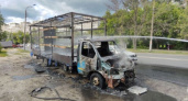 ГАЗель выгорела дотла в Нижнем Новгороде