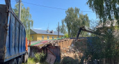 Опасные деревянные постройки снесли на въезде в Нижний Новгород