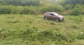 В Лукояновском районе иномарка перевернулась и улетела в кювет
