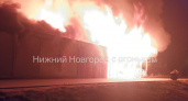 Кафе загорелось в Сормовском парке накануне вечером 