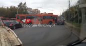 Троллейбус влетел в легковушку в Нижнем Новгороде