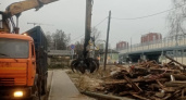Двухэтажный расселенный дом снесли в Сормовском районе 
