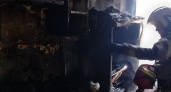33 пожарных боролись с огнем в жилом доме в Приокском районе 