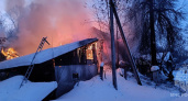Пожарные несколько часов тушили частный дом в Приокском районе