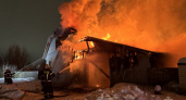 Пожар в городе Бор: уничтожены здания на площади 250 квадратов