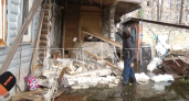 Из-за паводка в Автозаводском районе начали рушиться постройки