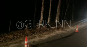 Ночная авария в Навашинском районе: подросток-водитель врезался в дерево
