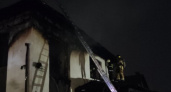 Под Нижним Новгородом во время грозы вспыхнул дом