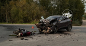 Смертельное столкновение мотоцикла и иномарки произошло в городе Бор