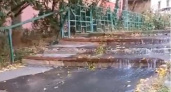 В "Водоканале" прокомментировали растекшиеся реки на улице Горького в Нижнем Новгороде