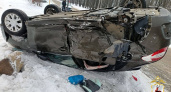 В Семенове из-за столкновения перевернулась иномарка: пострадали трое