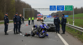 В ДТП с мотоциклом в Нижегородской области пострадали два человека