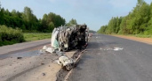 В Арзамасском районе ГАЗель выехала на встречку и столкнулась с КАМАЗом