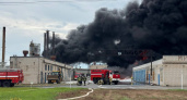 В Кстовском районе горит предприятие по производству битума