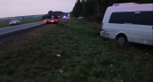 Автобус с пассажирами оказался в кювете в Починковском районе