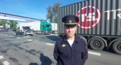 На федеральном трассе в Нижегородской области иномарка "смертельно" столкнулось с грузовиком на светофоре
