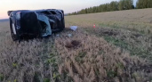 В Вадском районе мужчина "перелетел" поле на большой скорости и перевернулся 