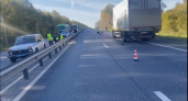 На трассе М-7 под Лысково мотоцикл врезался в грузовик