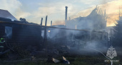 Крупный пожар произошел в Арзамасском районе: огонь уничтожил два дома