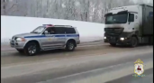 Сотрудники ГАИ спасли дальнобойщиков, застрявших на М7 в Кстовском районе