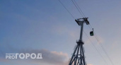 В Нижнем Новгороде временно остановили канатную дорогу