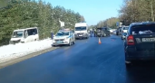 Внедорожник сошелся с микроавтобусом в утреннем ДТП в городе Бор