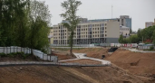 Строительство террасного парка в Почаинском овраге приостановлено из-за пересмотра контракта