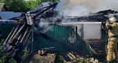 В Починковском районе пожар уничтожил баню