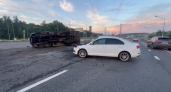 В Кстовском районе на дороге перевернулась машина