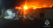 Масштабный пожар в полу-жилом доме в Сергаче унес жизнь мужчины