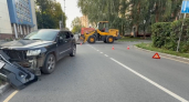 Женщина пострадала в ДТП с дорожной техникой в Нижнем Новгороде 