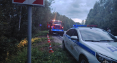 Под Бором ночью перевернулась машина - один человек погиб